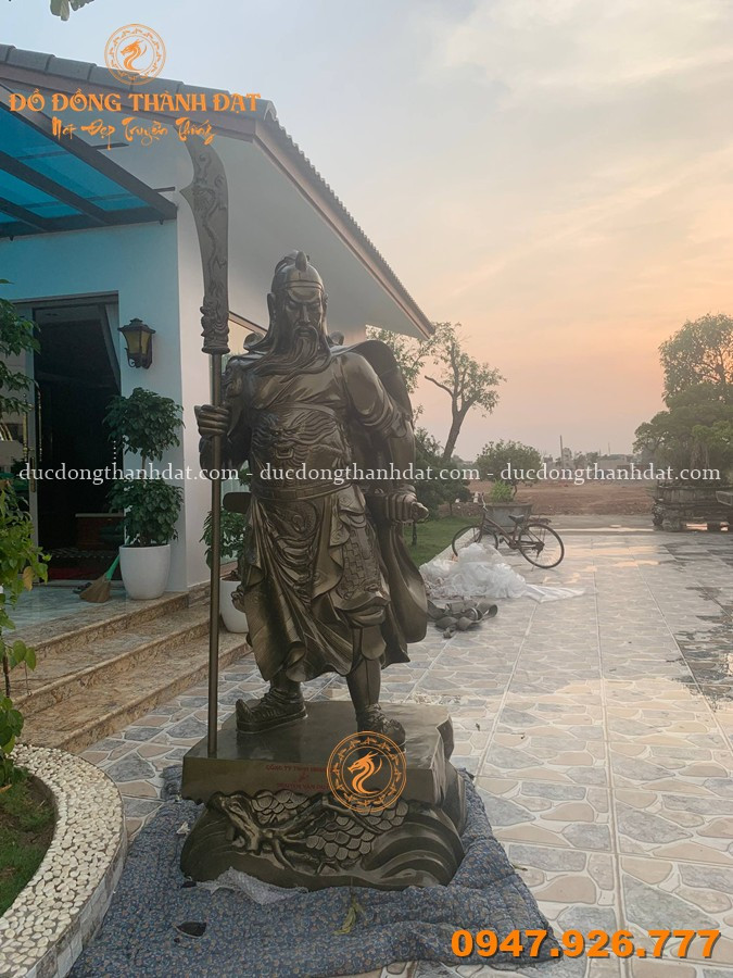 Tượng Quan Vân Trường Bằng Đồng Màu Hun Cao 2m 15 Tuong Quan Van Truong Bang Dong Cao 2m4 (18)