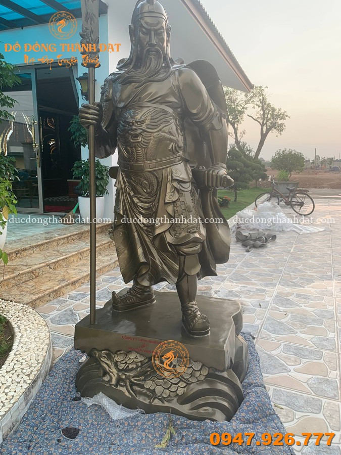 Tượng Quan Vân Trường Bằng Đồng Màu Hun Cao 2m 9 Tuong Quan Van Truong Bang Dong Cao 2m4 (24)
