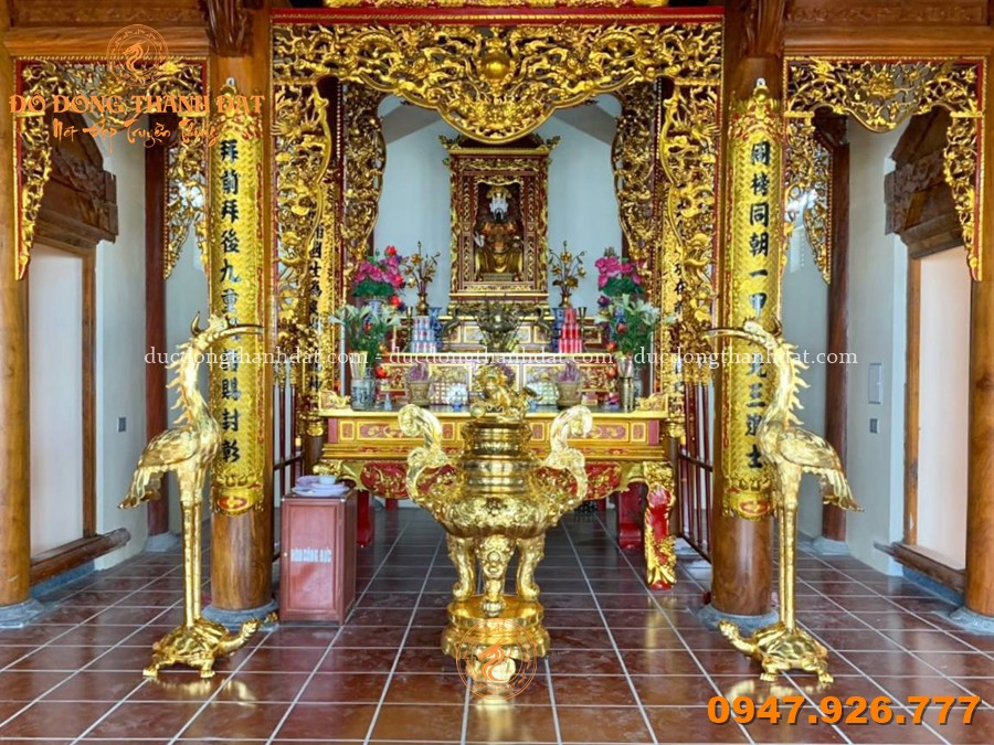 Cách Bày Trí Hạc Thờ Bằng Đồng Cỡ Lớn Chuẩn Phong Thủy Gia Tộc 2 Feedback Hac Tho Bang Dong Co Lon (15)