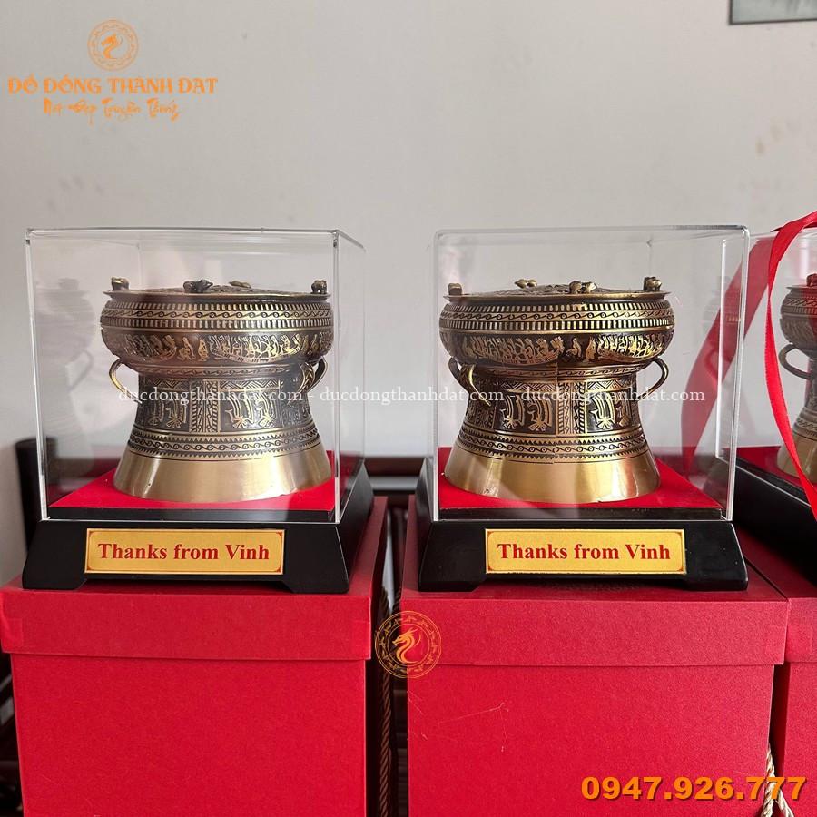 Quả Trống Đồng Giả Cổ 12cm 6 Qua Trong Dong Gia Co 12cm Qua Tang (5)