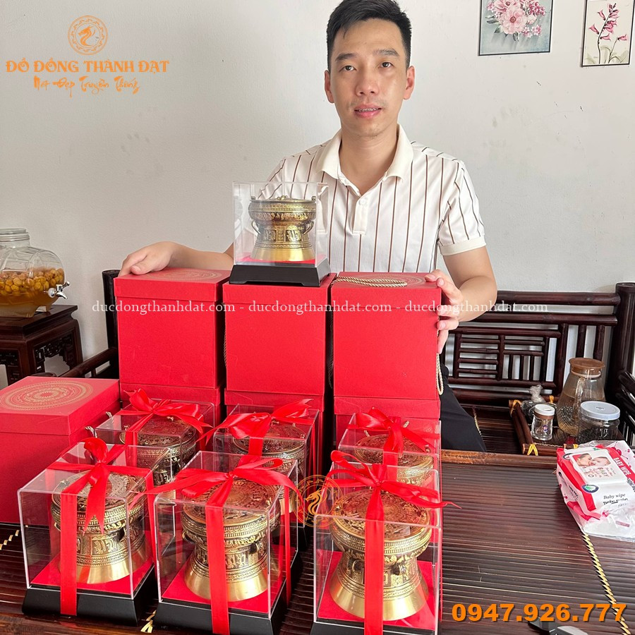 Quả Trống Đồng Giả Cổ 12cm 7 Qua Trong Dong Gia Co 12cm Qua Tang (6)