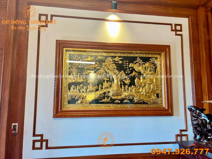 Tranh Vinh Quy Bái Tổ Dát Vàng 24k 1m5x90 6 Tranh Vinh Quy Bai To Dat Vang 24k 1m5x90 (3)