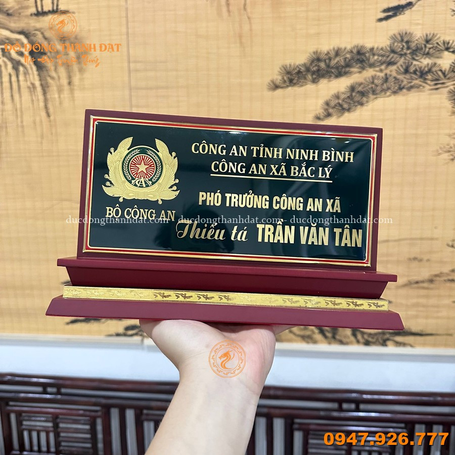 Biển Chức Danh Bằng Đồng Kt: 27x17x7cm 1 Bien Chuc Danh Bang Dong (1)