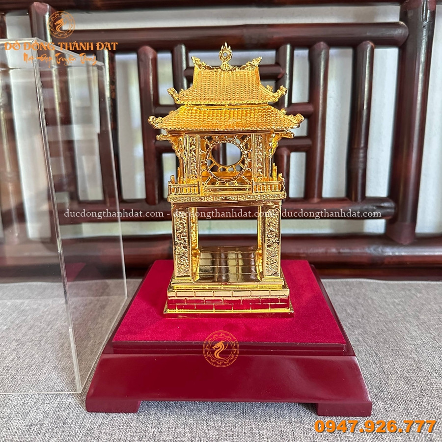Mô hình Khuê Văn Các mạ vàng 24K cao 18cm 3 Khue Van Cac Ma Vang 24k 18cm (7)