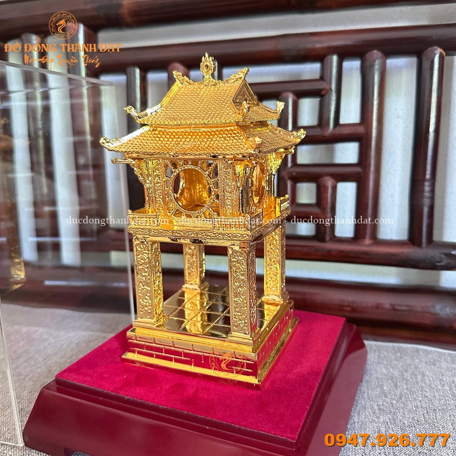Mô hình Khuê Văn Các mạ vàng 24K cao 18cm 4 Khue Van Cac Ma Vang 24k 18cm (8)