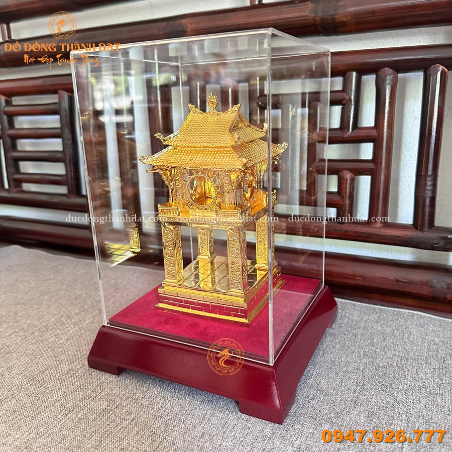 Mô hình Khuê Văn Các mạ vàng 24K cao 18cm 5 Khue Van Cac Ma Vang 24k 18cm (9)