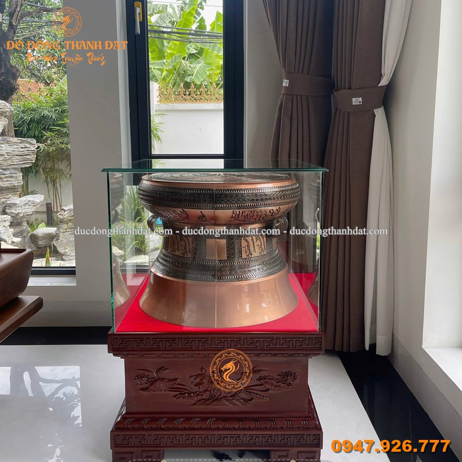 Bàn Giao Quả Trống Đường Kính 70cm Đồng Đỏ Vân Chìm Cho Khách Hàng Hà Nội 7 Ban Giao Qua Trong Dong Van Chim Cho Khach Hang (4)