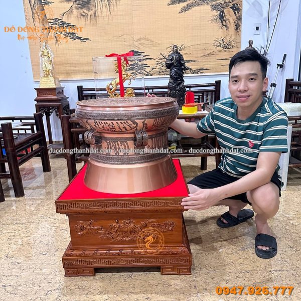 Qua Trong Dong Do Van Chim 50cm (1)