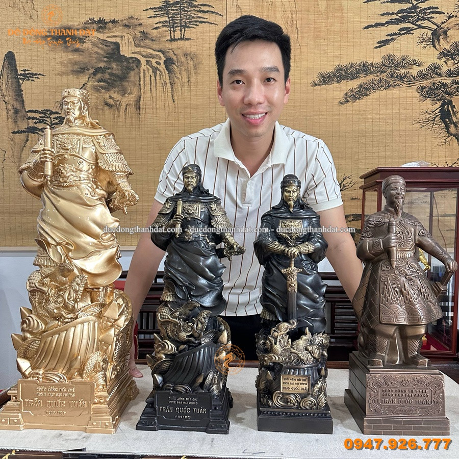 Vì Sao Tượng Trần Hưng Đạo Để Bàn Làm Việc Phù Hợp Với Lãnh Đạo? 1 Cac Mau Tuong Duc Thanh Tran Hung Dao Bang Dong(3)